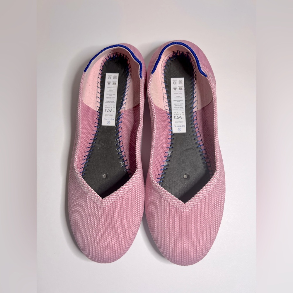 Rothys Pink Round Ballet Flat